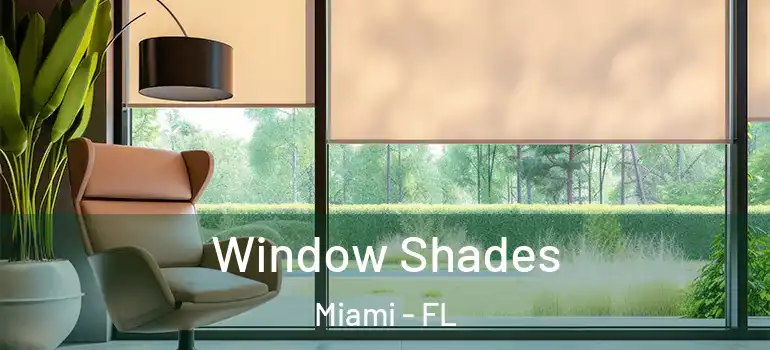  Window Shades Miami - FL